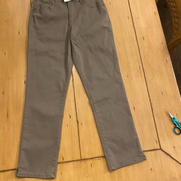 Wit & Wisdom Womens Army Khaki Green Elastic Ab Ankle New size 4 - Picture 5 of 12